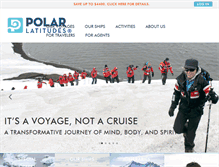 Tablet Screenshot of polar-latitudes.com